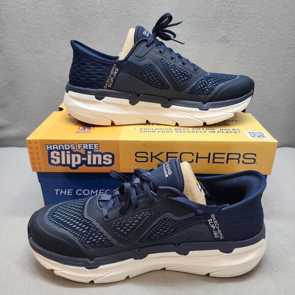 Men\'s Skechers Hands Free Slip-ins: Max Cushioning-Premier Ascendant Navy Sz 7.5 main image 6